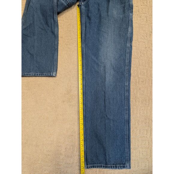 Carhartt Carpenter Jeans Mens 31X34 B13 DST Workwear Utility 100% Cotton - Picture 8 of 12